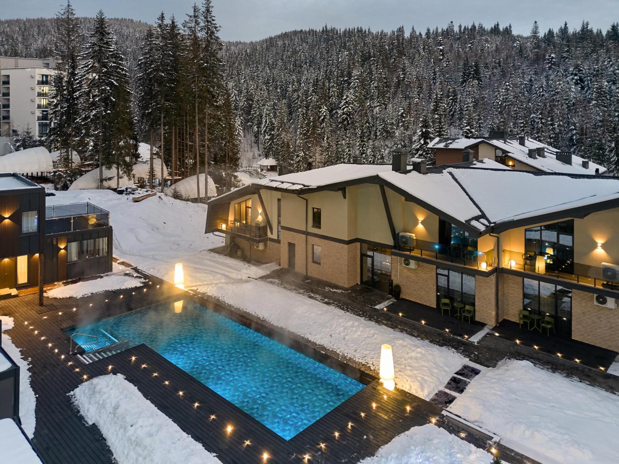 Twins Hotel & Spa Bukovel Esterno foto